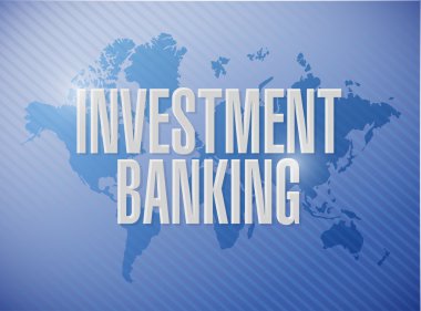 yatırım bankacılığı dünya harita işareti kavramı