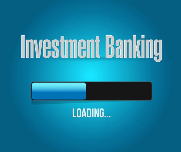 Yatırım bankacılığı afiş işareti kavramı — Stok fotoğraf