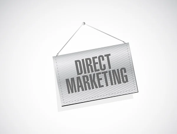 Direct marketing banner sign concept — Stock Photo, Image