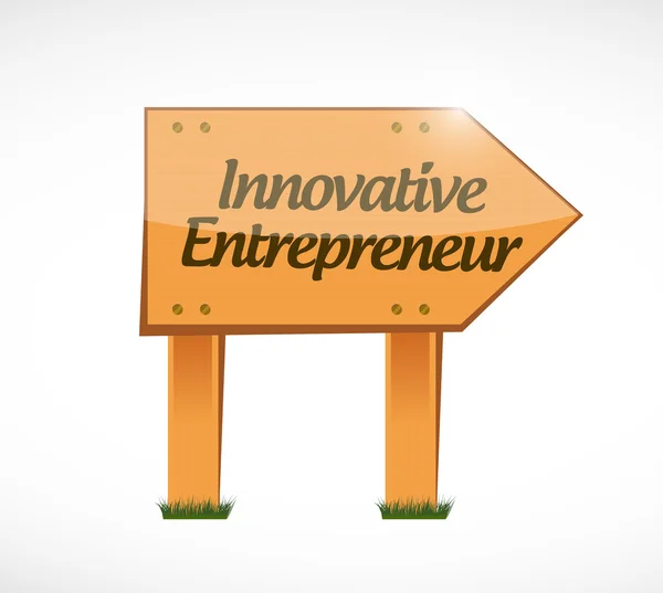革新的な起業家 woos 記号 — ストック写真