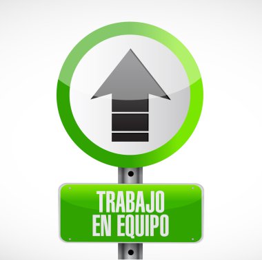 ekip çalışması yol işaret İspanyolca