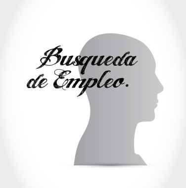 iş arama düşünme beyin İspanyolca olarak imzala