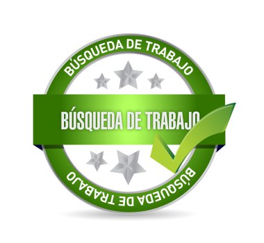 İspanyolca olarak iş arama mühür imza