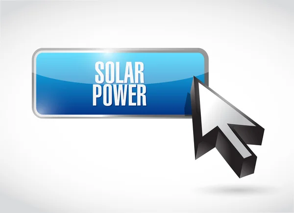 Panneau solaire bouton signe concept — Photo