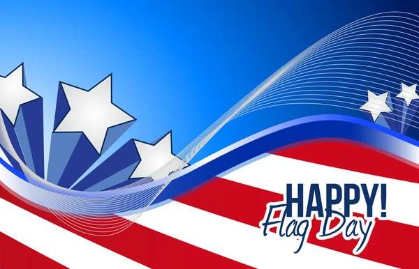 Happy flag day us patriotic background — Stock Photo, Image