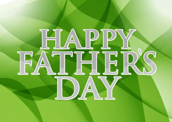 Happy fathers day. green abstract background — Stock Photo, Image