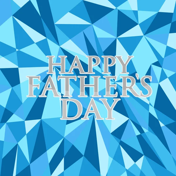 Feliz dia dos pais abstrato fundo azul — Fotografia de Stock