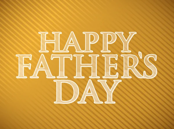 Happy fathers day gold background — Stock Photo, Image