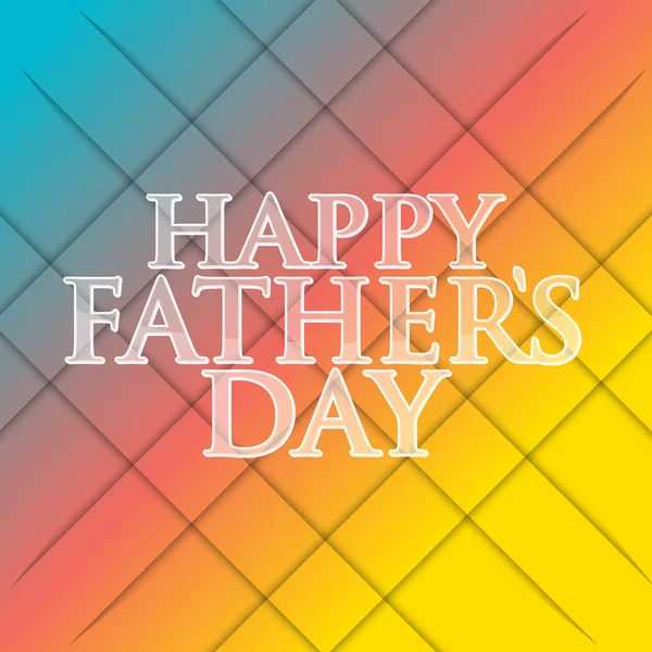 Happy fathers day multicolor background — Stock Photo, Image