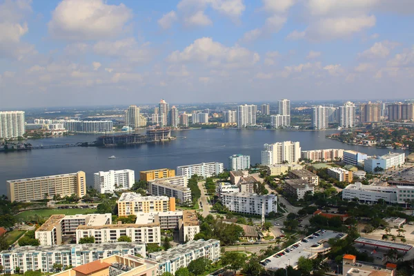 Aerial photo of Sunny Isles Beach FL. — Stock Photo, Image