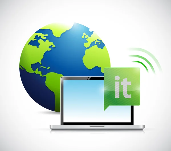 Information technology global access concept — Stock Photo, Image