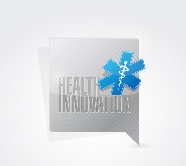 Sağlık yenilik iletişim işareti kavramı