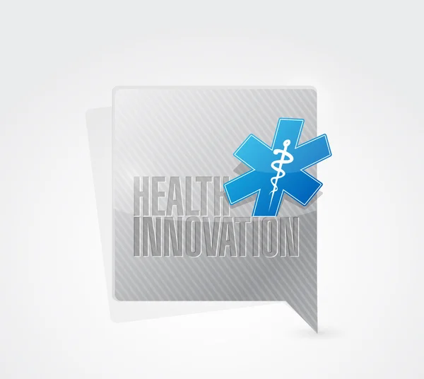 Signo de concepto de comunicación Salud Innovación —  Fotos de Stock