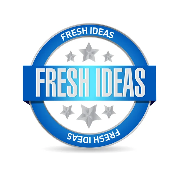Fresh Ideas seal sign concept — Stock Photo, Image