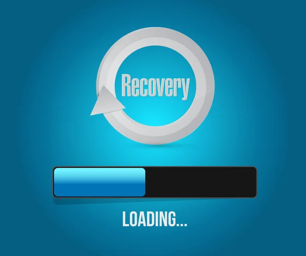 Recovery bar concept illustration — Stock Photo, Image
