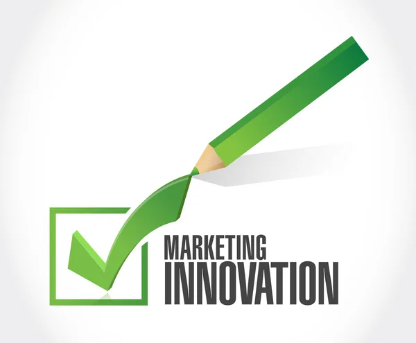 Marketing innováció Pipa jel fogalma — Stock Fotó