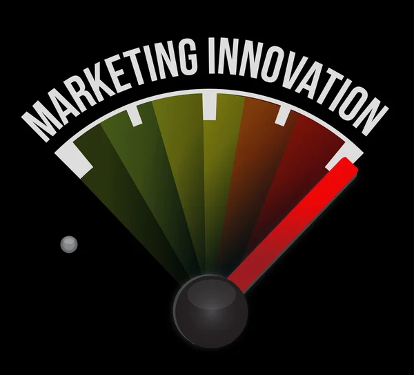 Marketing Innovazione metro segno concetto — Foto Stock