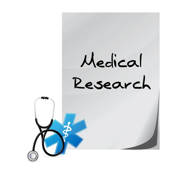 Medical research documents isolated sign — Stock Photo, Image