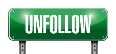 işareti şekil tasarım unfollow