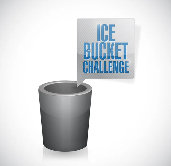 Ice bucket challenge illustration design — Stock Photo, Image