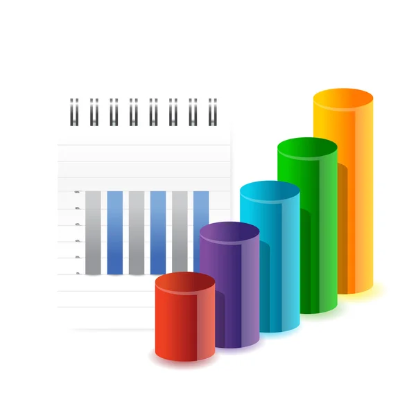 Business diagram en information illustration design — Stockfoto