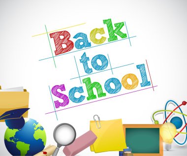 okul eğitim kavramı resimde için