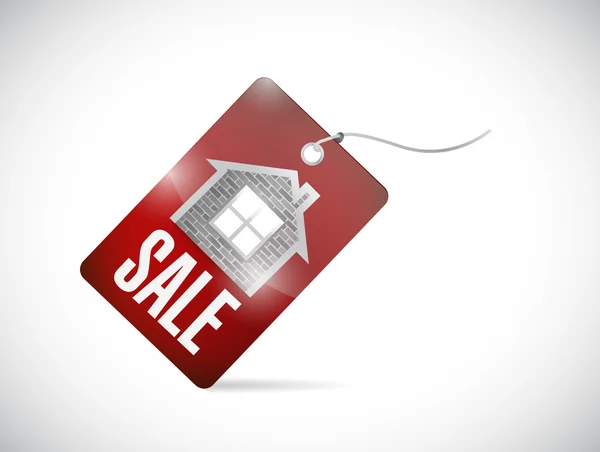 Home sale tag illustration design — Stock Photo, Image