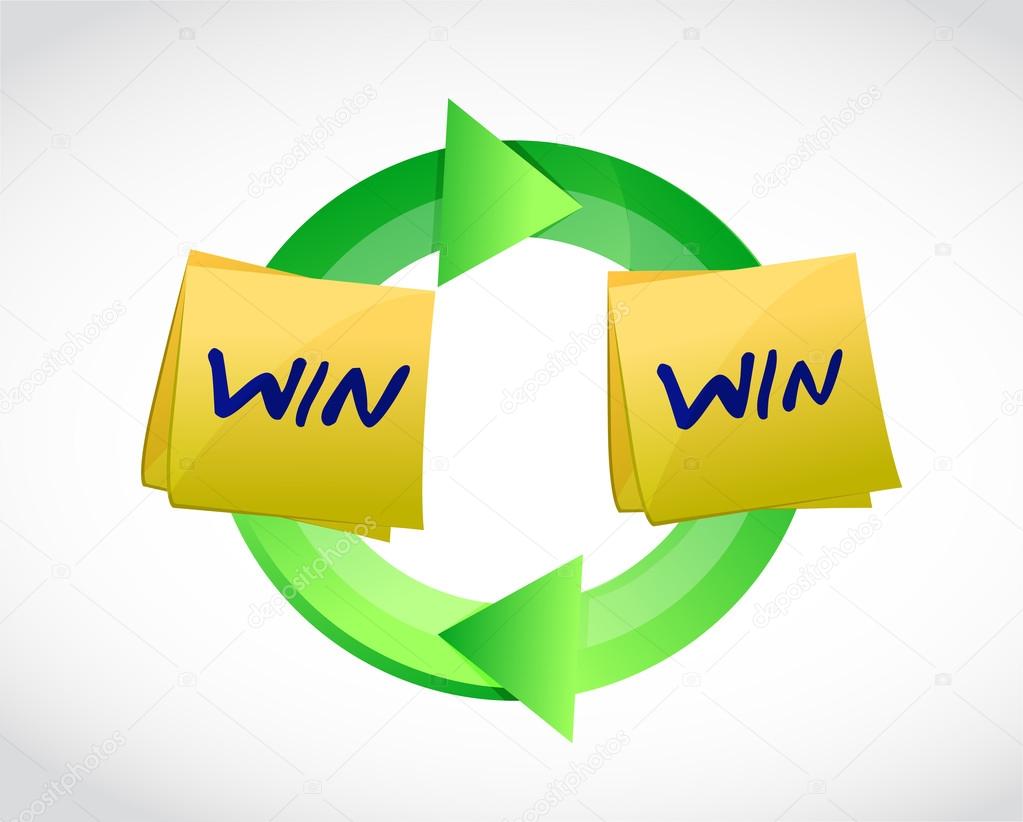 Win Win Cycle Illustration Design Stock Photo Image By C Alexmillos