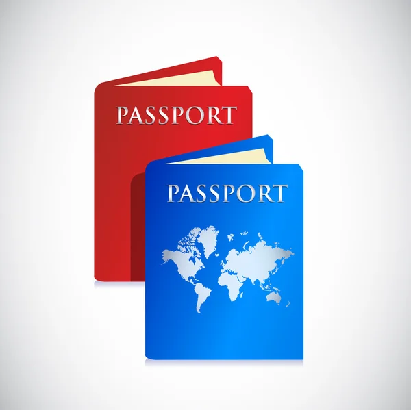 Passeport illustration design — Photo