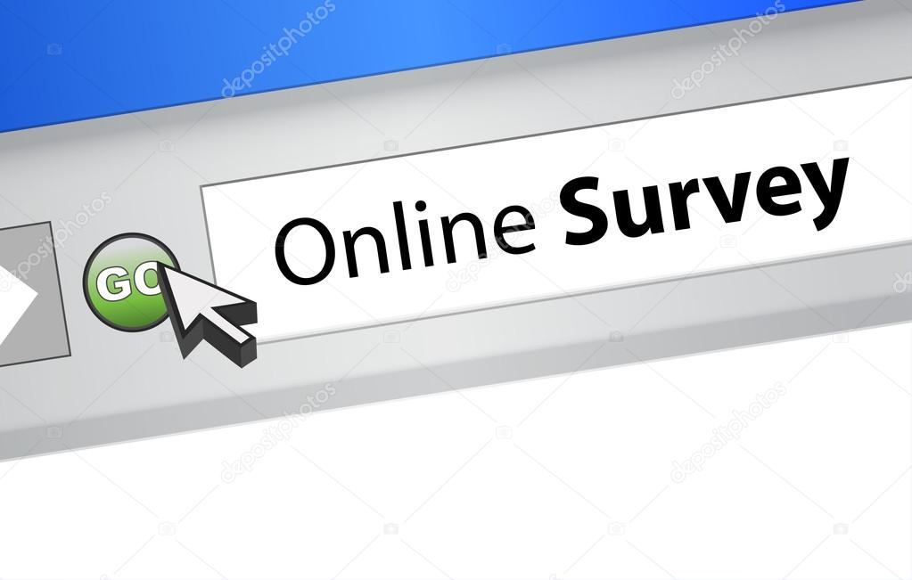 online survey graphic computer browser