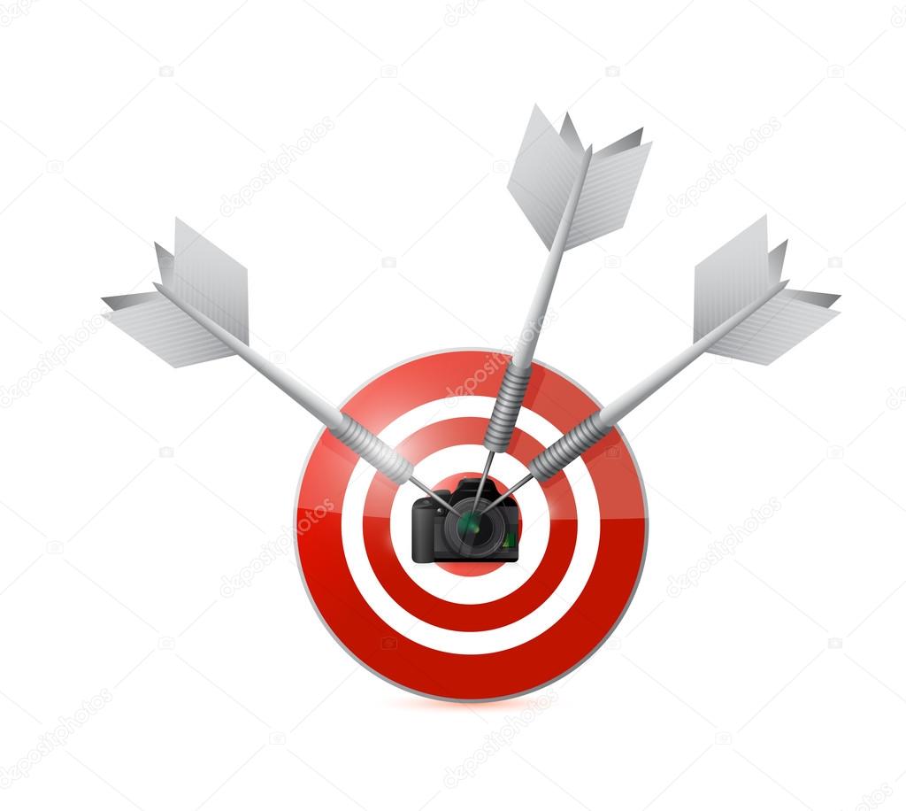 target camera illustration design