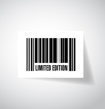 limited edition bar code illustration design