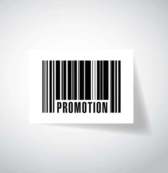 Promotie bar code afbeelding ontwerp — Stockfoto