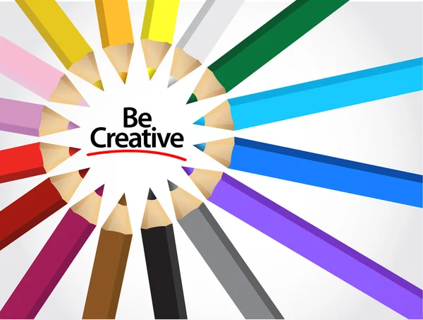 Essere colori creativi illustrazione design — Foto Stock