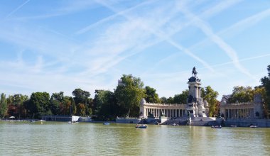 Park hoş geri çekilme Madrid, İspanya