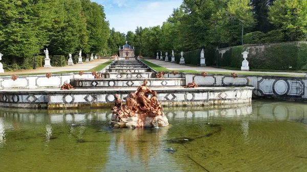 Parque del Agradable Retiro en Madrid, España — Foto de Stock