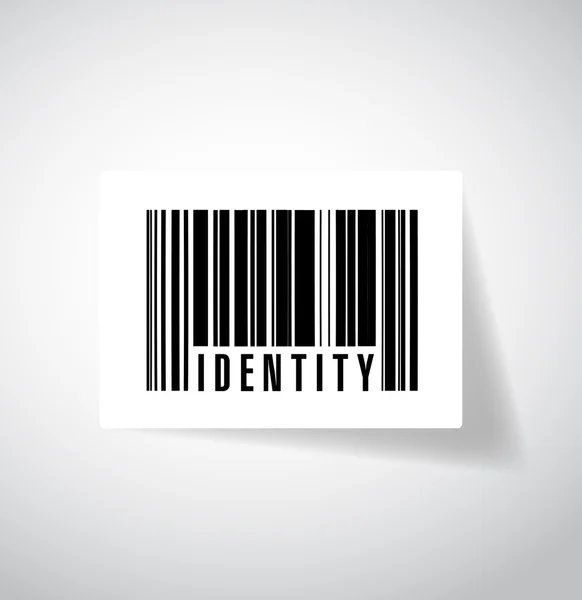 Identität Barcode Illustration Design — Stockfoto
