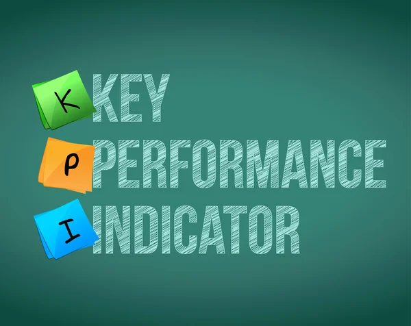 Key performance indicator sign — Stock Photo, Image