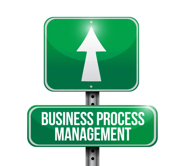 Business proces management teken — Stockfoto