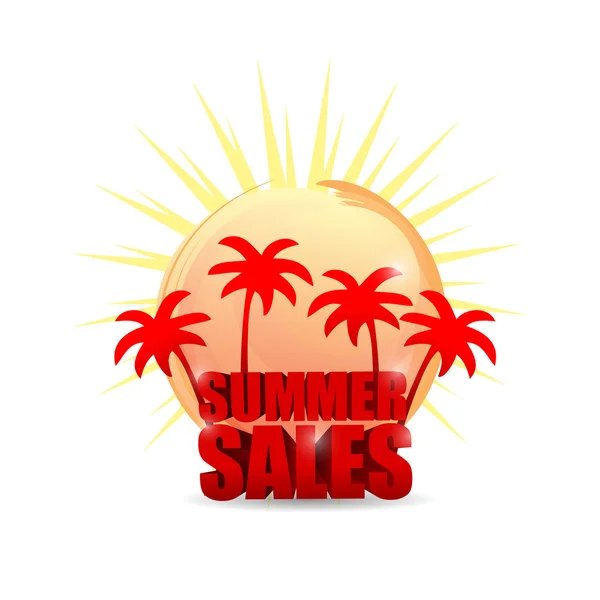 Summer sale. beach sign — Stock Photo, Image