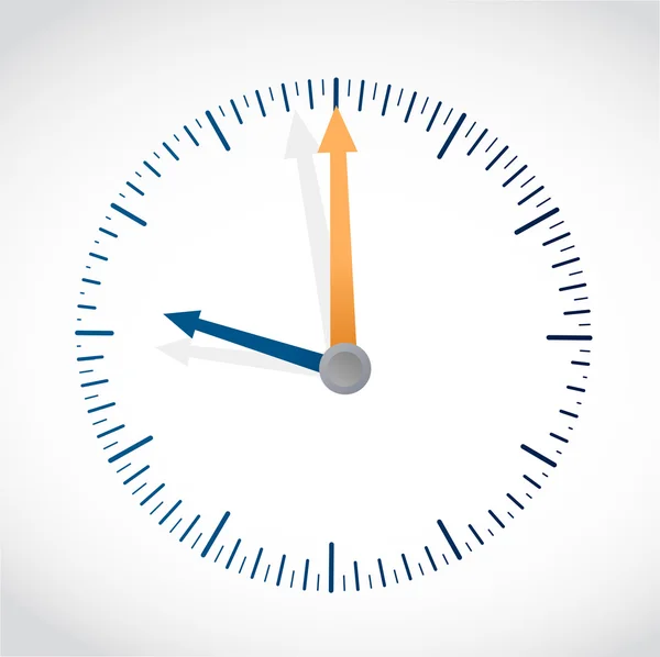 Saat illüstrasyon tasarımı — Stok fotoğraf