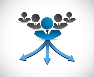 ekip çalışması hedefleri illüstrasyon