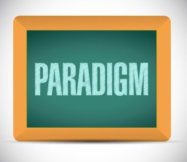 paradigma işareti illüstrasyon tasarımı