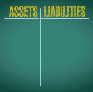 assets and liabilities pros and cons clipart