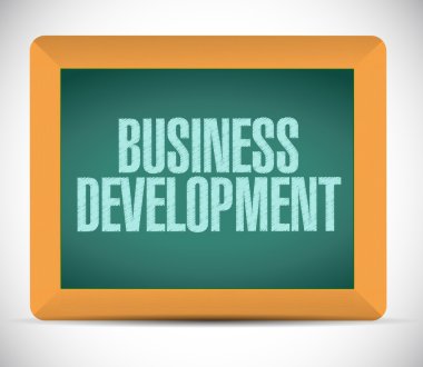 iş geliştirme mesaj tahtası.