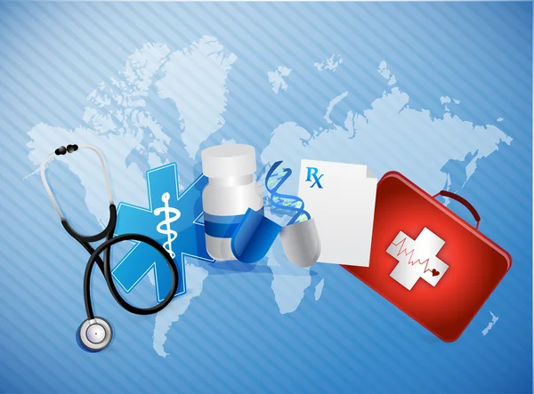 Medical icons illustration design — Stock Photo, Image