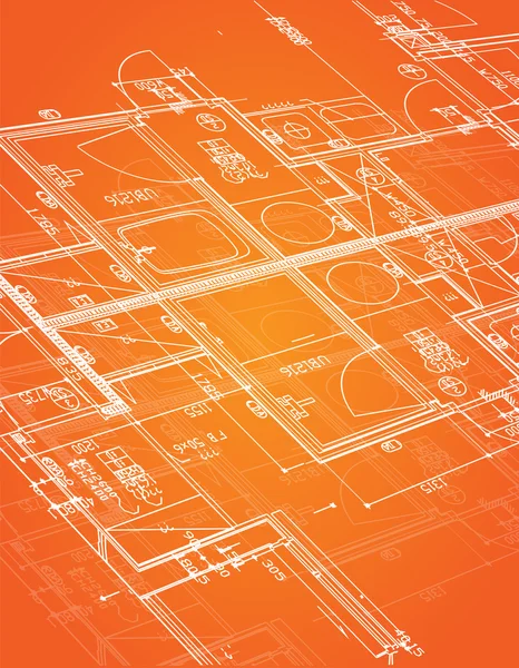 Plan projektu ilustracja — Zdjęcie stockowe