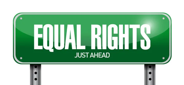 Equal rights sign illustration design — Stock Photo, Image