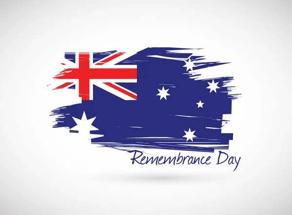 Australia remembrance day illustration — Stock Photo, Image