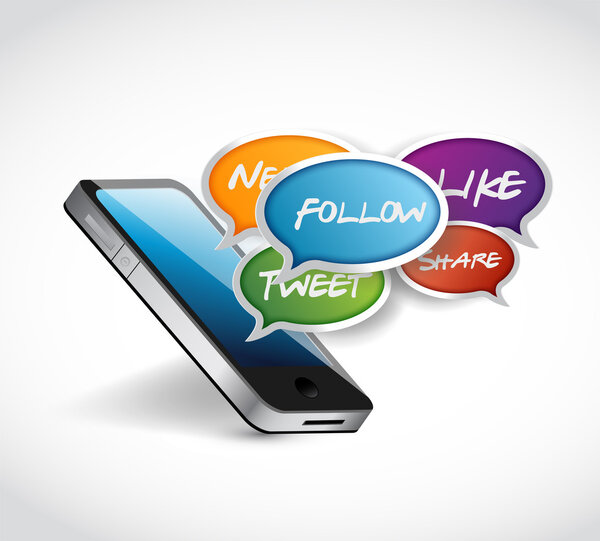 phone social media communication